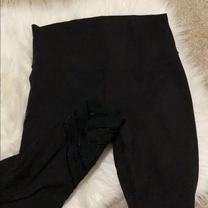 Lulu lemon crop detail leggings